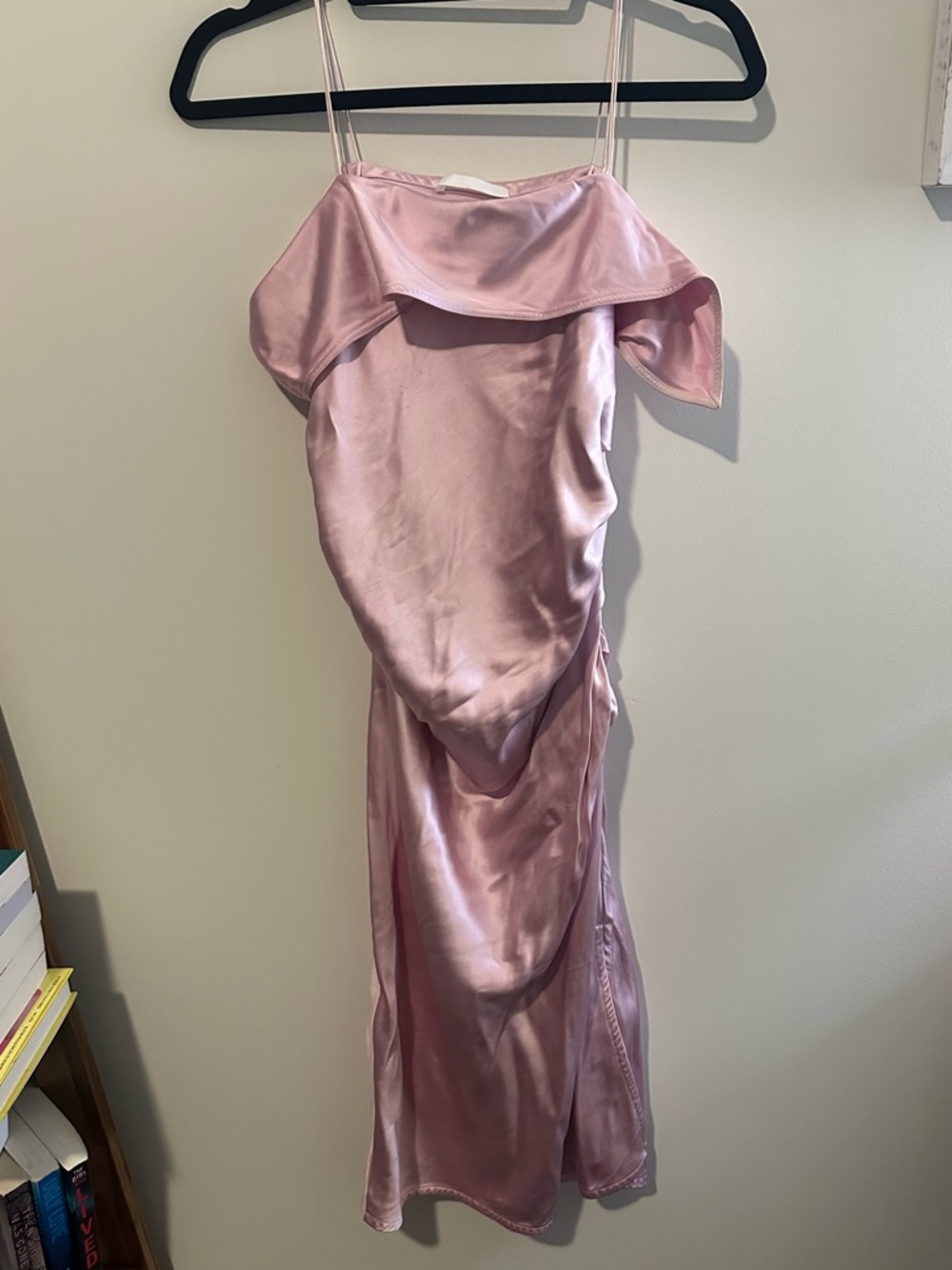 Helmut Lang Blush Pink Silky Satin Dress - Women’s